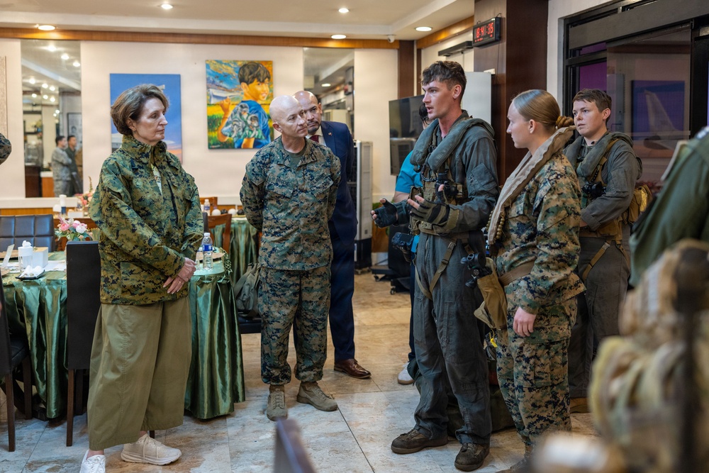 Philippines SecDef Teodoro, US Ambassador Carlson Visits Philippine Service Members, US Marines During Foreign Disaster Relief Operations