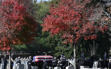 Funeral for U.S. Navy Capt. Thomas E. Scheurich at Arlington National Cemetery
