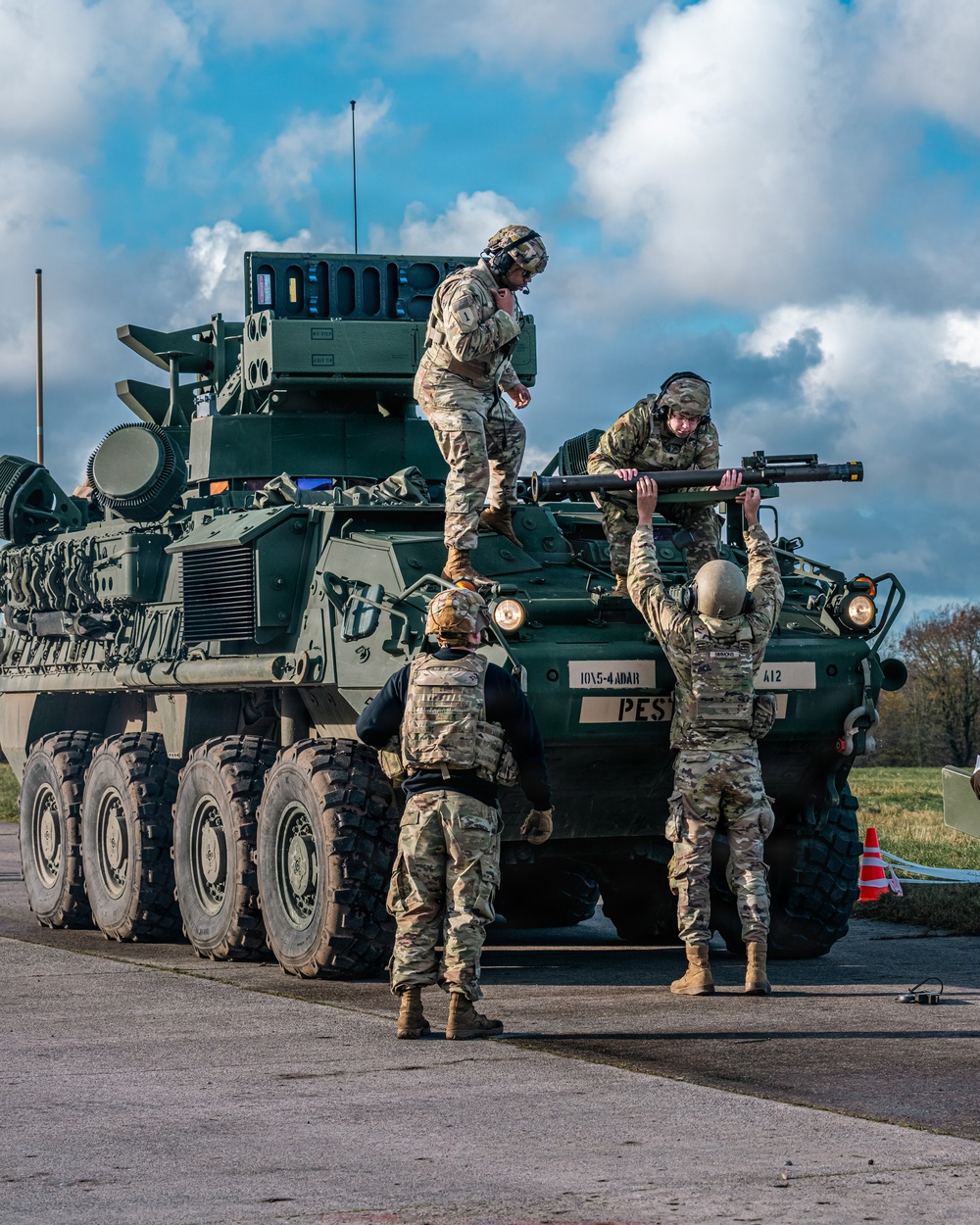 Alpha Battery, 5-4 ADAR SGT Stout LFX Putlos, Germany