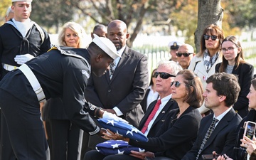 Funeral for U.S. Navy Capt. Thomas E. Scheurich at Arlington National Cemetery