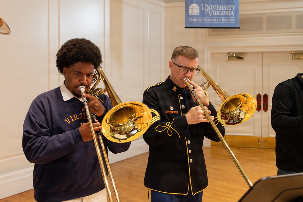Army Band and Boston Brass Recording Session