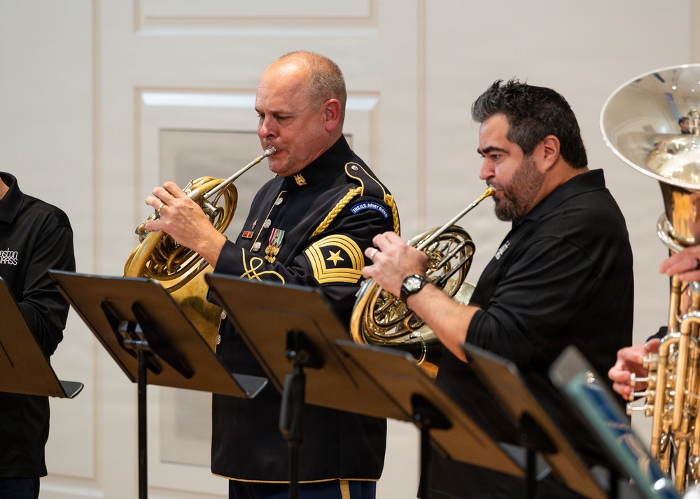 Army Band and Boston Brass Recording Session