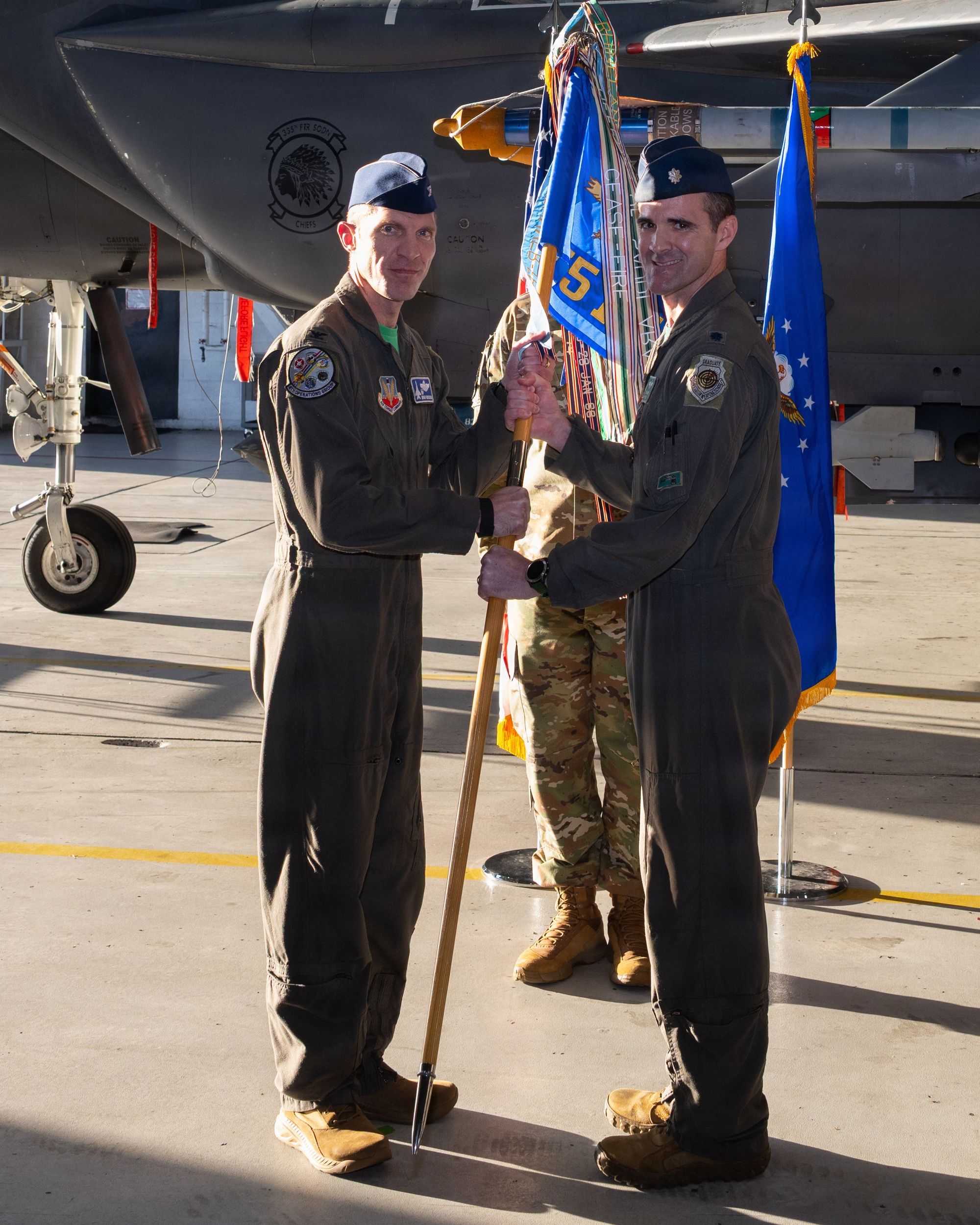 DVIDS - Images - 335th Fighter Squadron Change of Command [Image 1