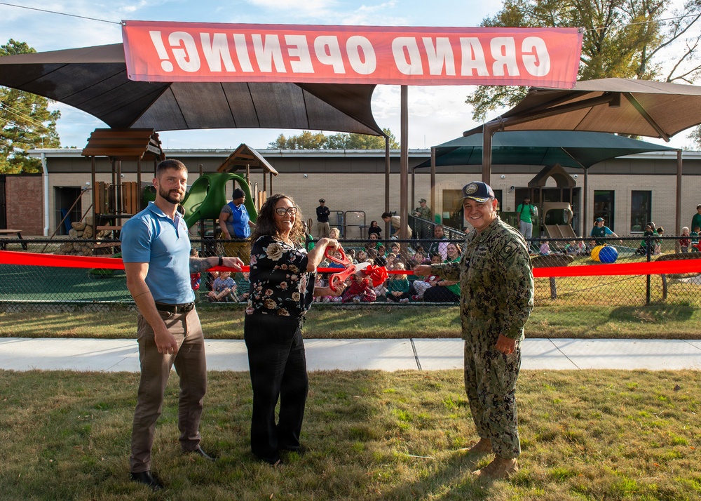 NSA Mid-South Grand Opening and Ribbon Cutting of four new Playgrounds