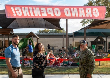 NSA Mid-South Grand Opening and Ribbon Cutting of four new Playgrounds
