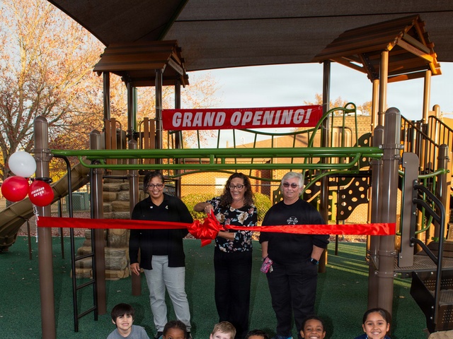 NSA Mid-South Grand Opening and Ribbon Cutting of four new Playgrounds