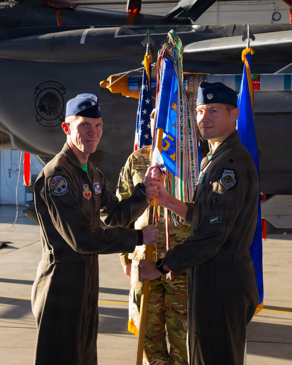 335th Fighter Squadron Change of Command
