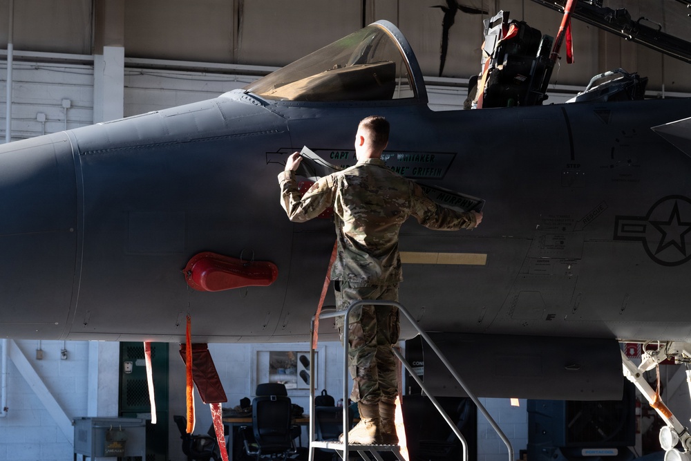 335th Fighter Squadron Change of Command