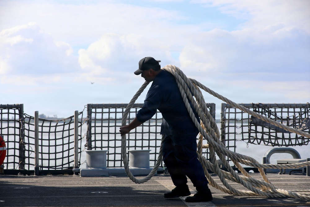 USS St. Louis Southern Border Daily Operations