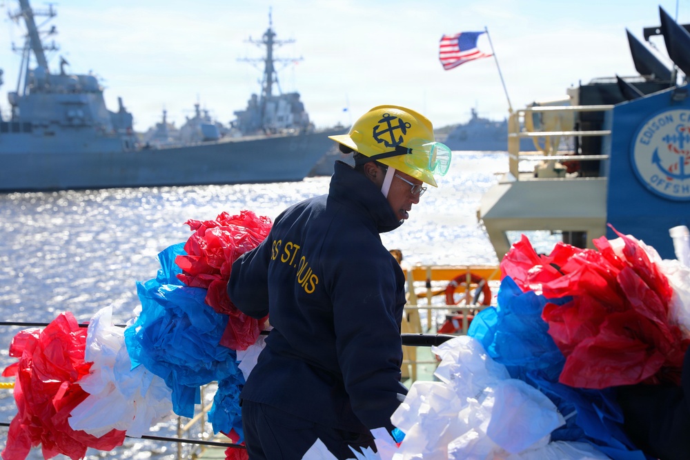 USS St. Louis Southern Border Daily Operations