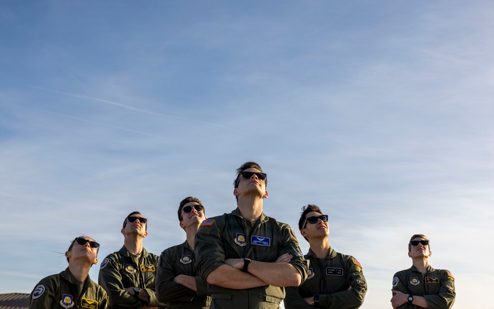 Air Force Leaders in Training: ROTC Cadets Experience F-22 Practice