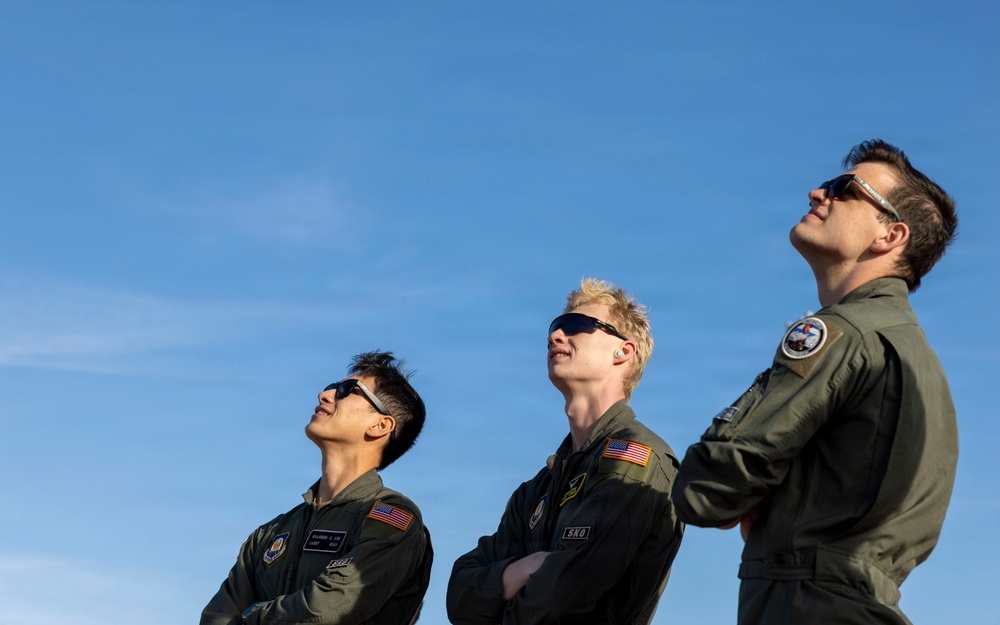 Air Force Leaders in Training: ROTC Cadets Experience F-22 Practice
