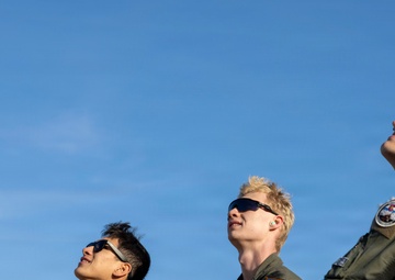 Air Force Leaders in Training: ROTC Cadets Experience F-22 Practice