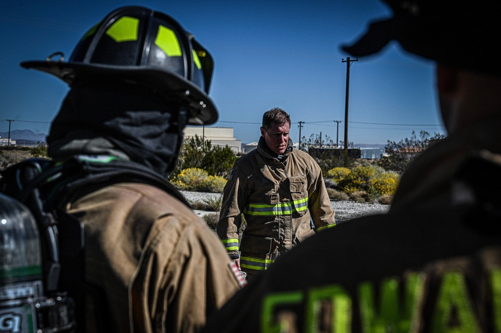 Edwards Air Force Base Structure Fire Training