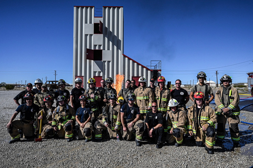 Edwards Air Force Base Structure Fire Training