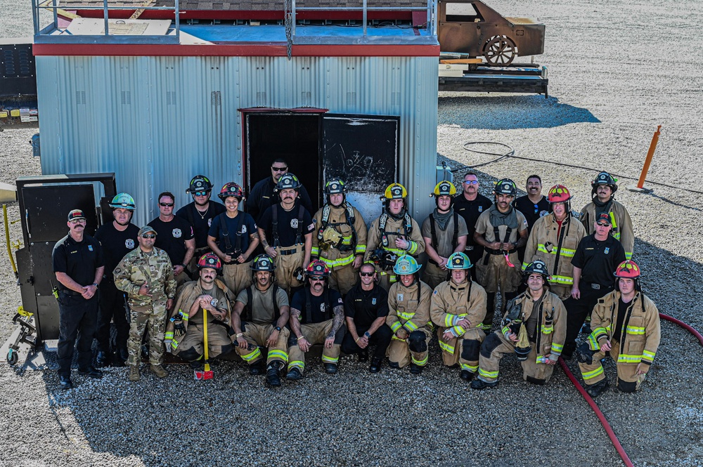 Edwards Air Force Base Structure Fire Training