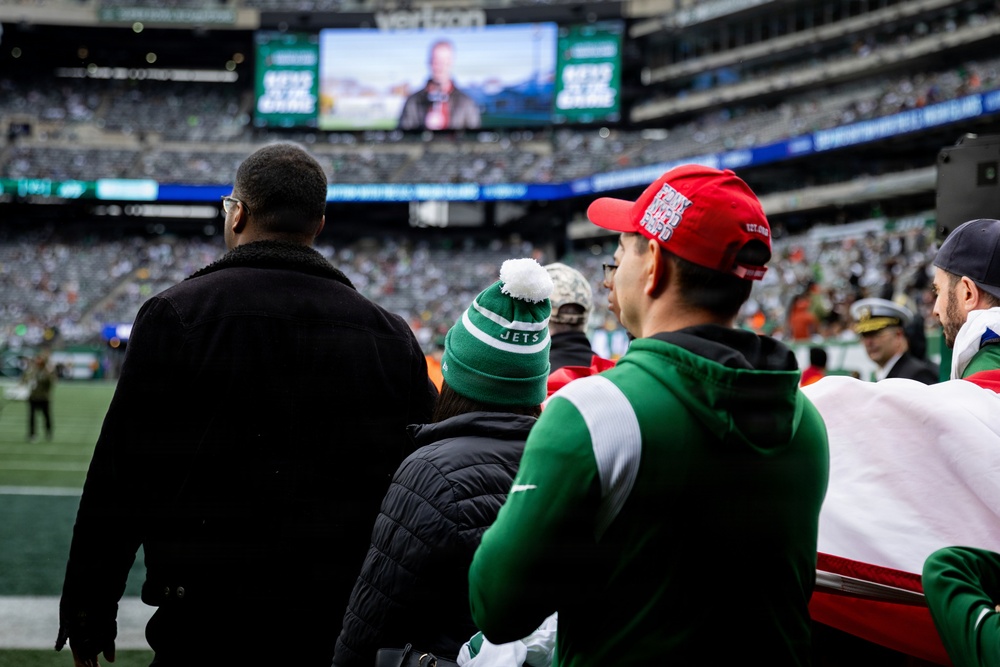 Jets vs. Browns Enlistment Ceremony