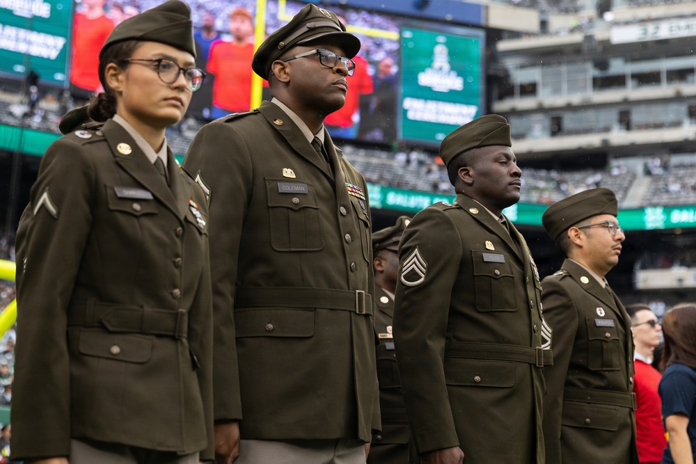 Jets vs. Browns Enlistment Ceremony