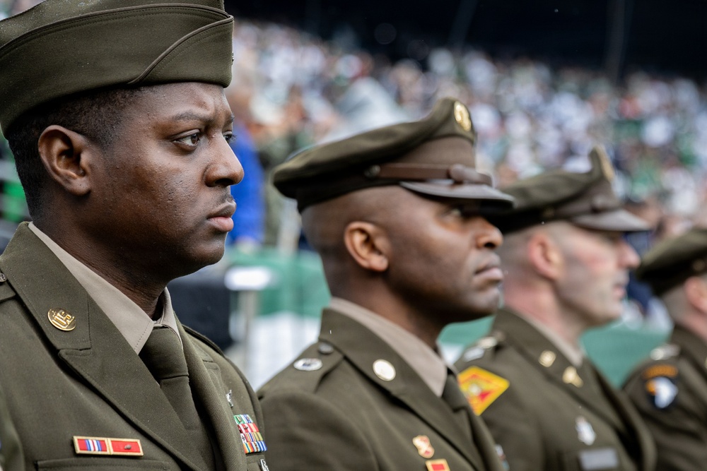 Jets vs. Browns Enlistment Ceremony
