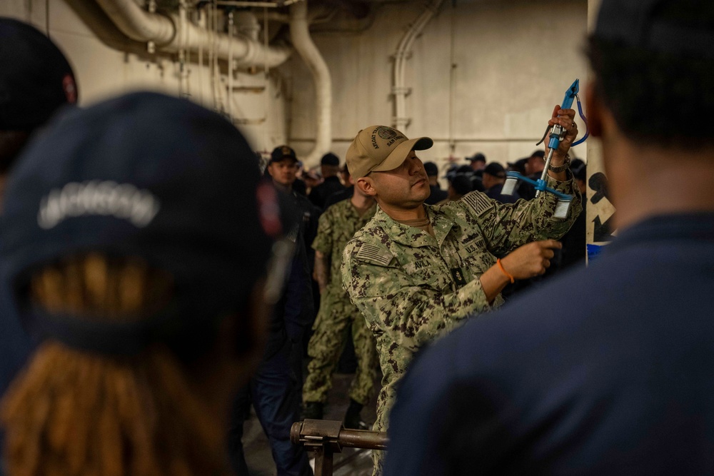 USS America (LHA 6) Conducts Training with Afloat Training Group San Diego