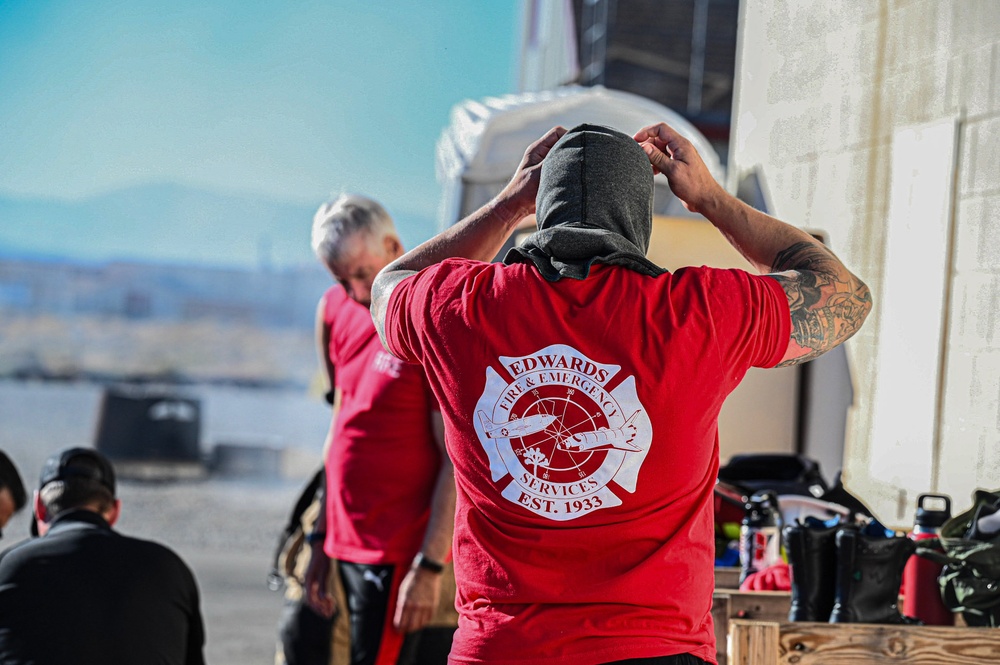 Edwards Air Force Base Structure Fire Training