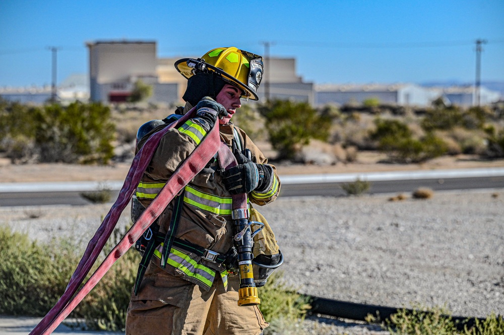 Edwards Air Force Base Structure Fire Training
