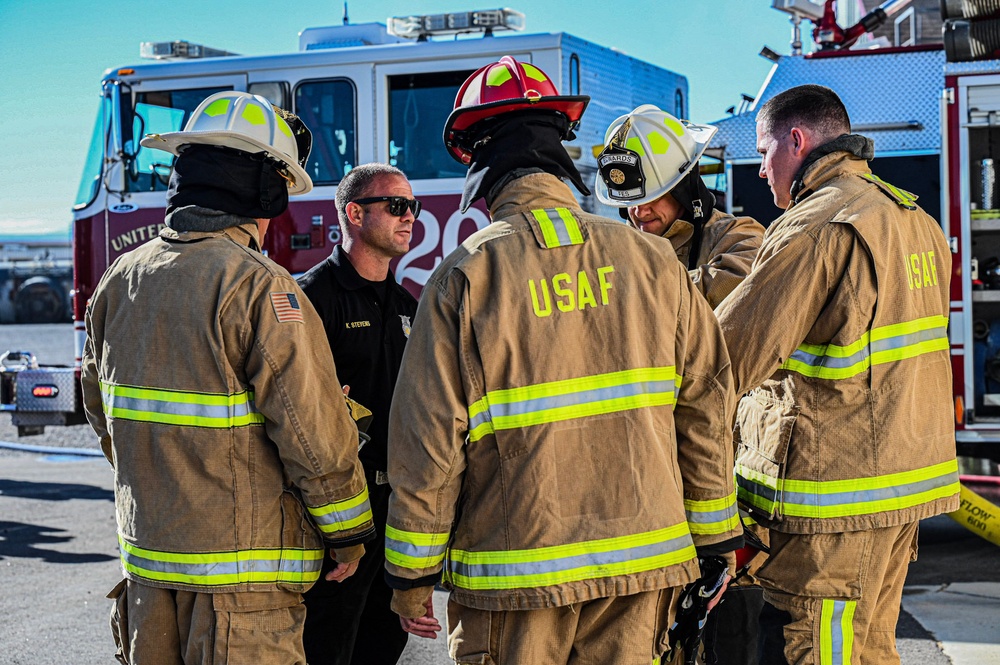 Edwards Air Force Base Structure Fire Training