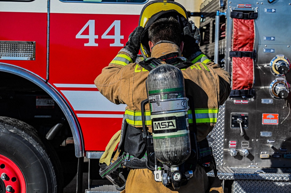 Edwards Air Force Base Structure Fire Training