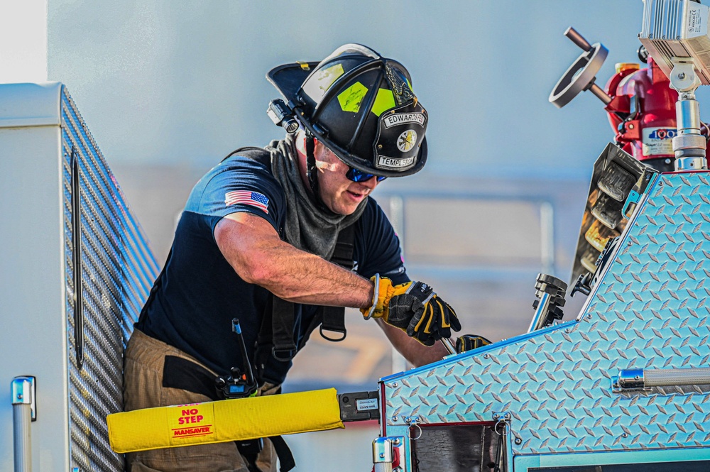 Edwards Air Force Base Structure Fire Training