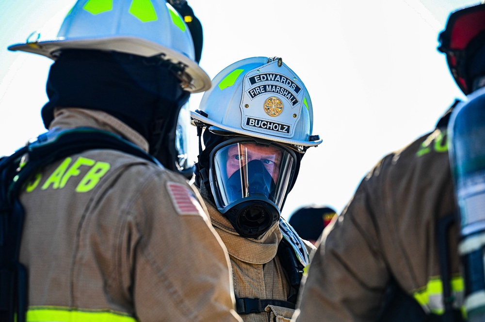 Edwards Air Force Base Structure Fire Training