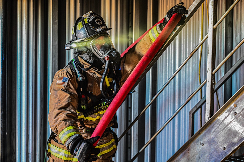 Edwards Air Force Base Structure Fire Training