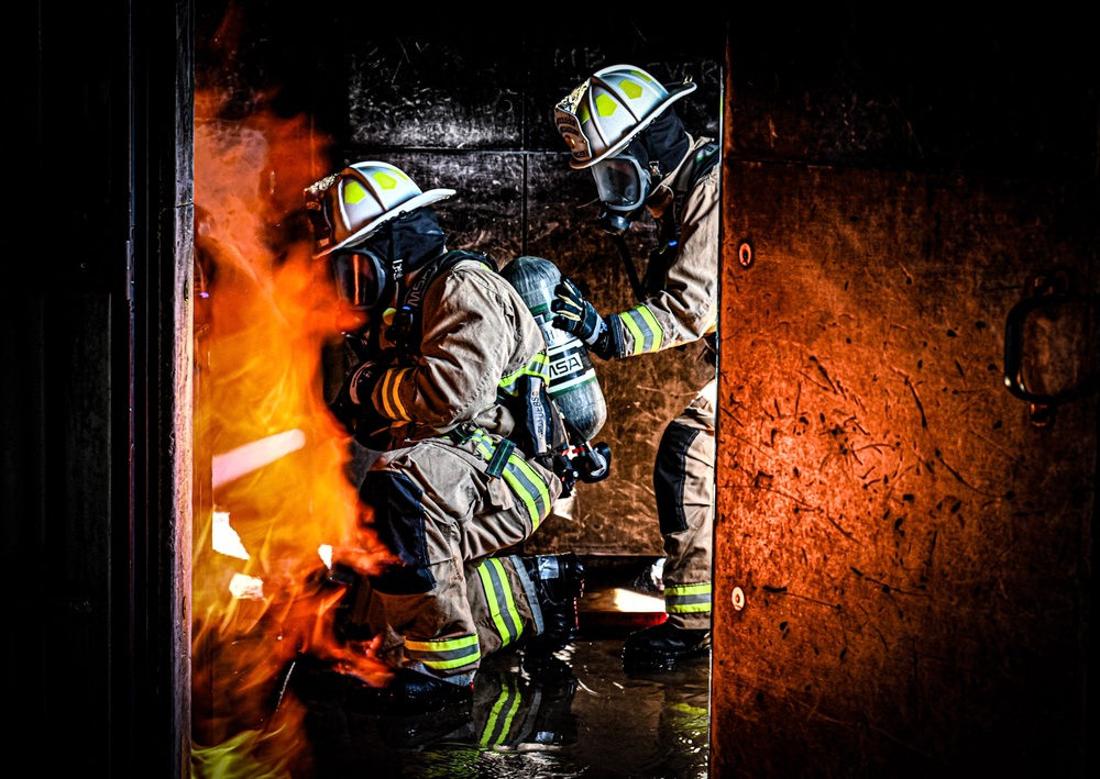 Edwards Air Force Base Structure Fire Training