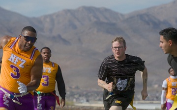 Fort Bliss Soldiers trade ranges for rushes during inaugural MWR Turkey Bowl