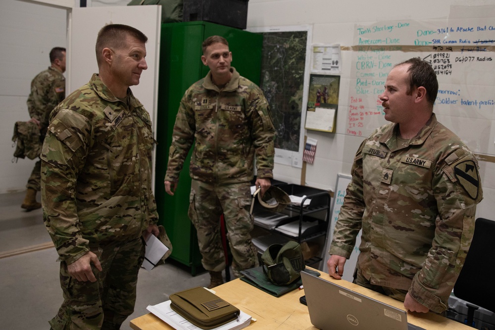 Brig. Gen. John Lubas Visits Camp Tapa, Estonia
