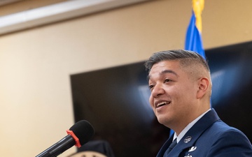 Ellsworth 28th FSS base functional and honor guard program manager speaks at ALS graduation