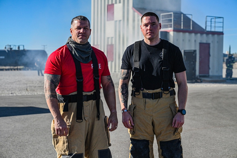 Edwards Air Force Base Structure Fire Training