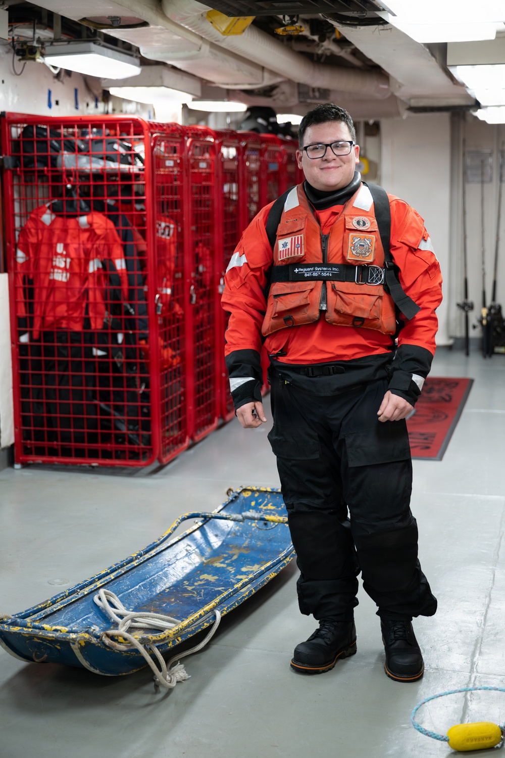 U.S. Coast Guard Polar icebreakers hold media event