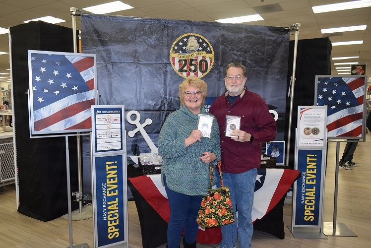 Veterans honored with a commemorative coin from the NEX