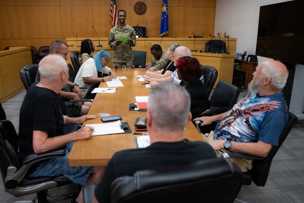 6ARW JAG hosts retiree appreciation day