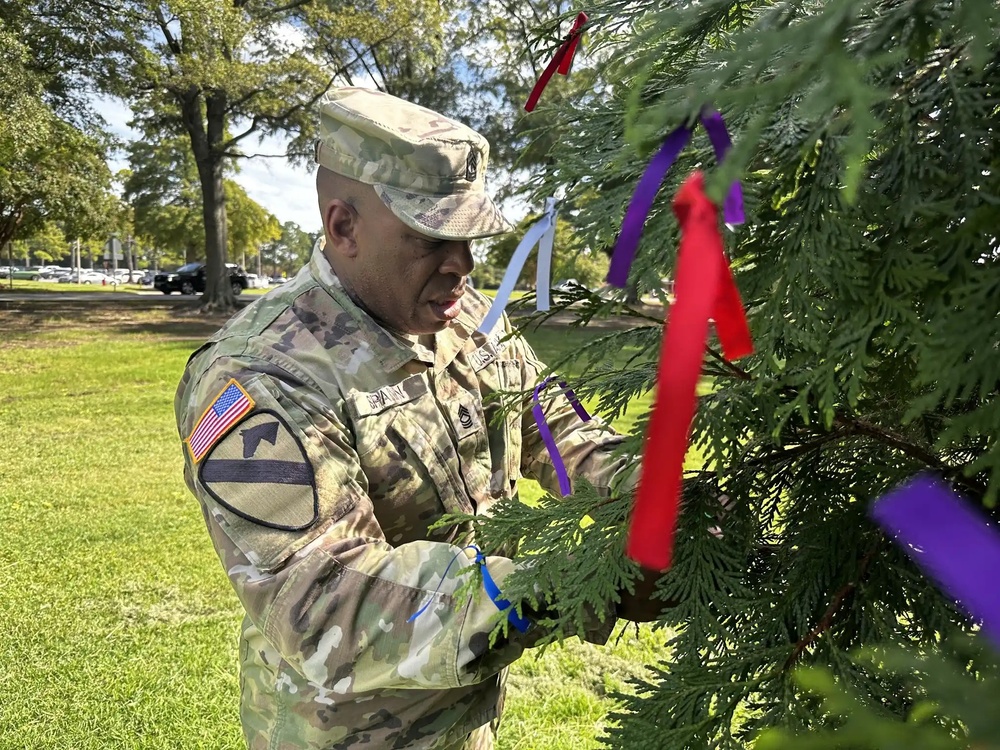 597th Supports Fort Eustis “The Light Lives On” Suicide Prevention Event