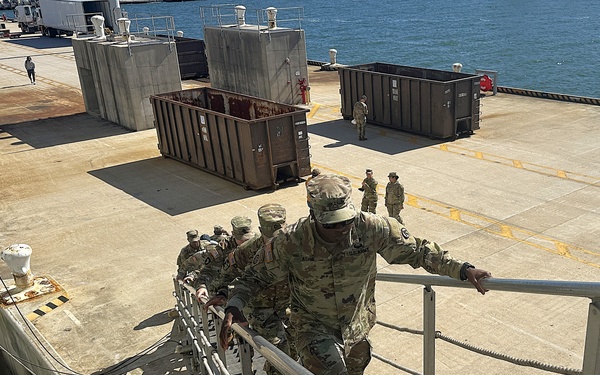 Rapid Support Team Tours USNS William McLean