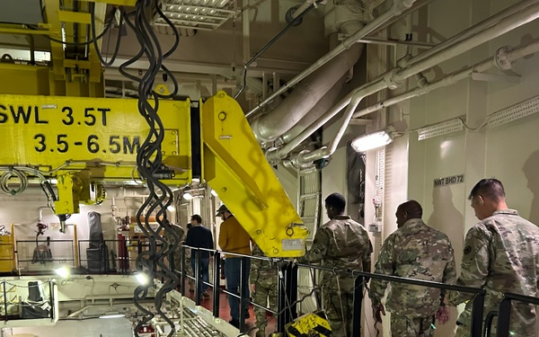Rapid Support Team Tours USNS William McLean