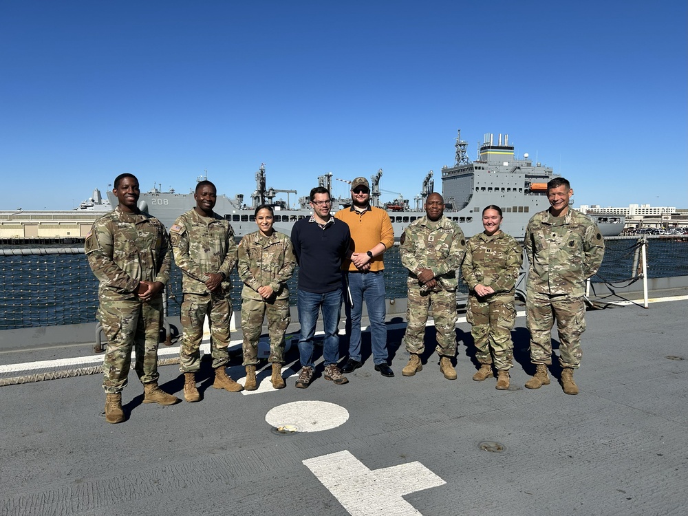 Rapid Support Team Tours USNS William McLean