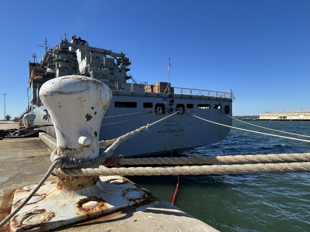 Rapid Support Team Tours USNS William McLean
