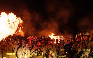 Edwards Air Force Base Aircraft Night Fire Training