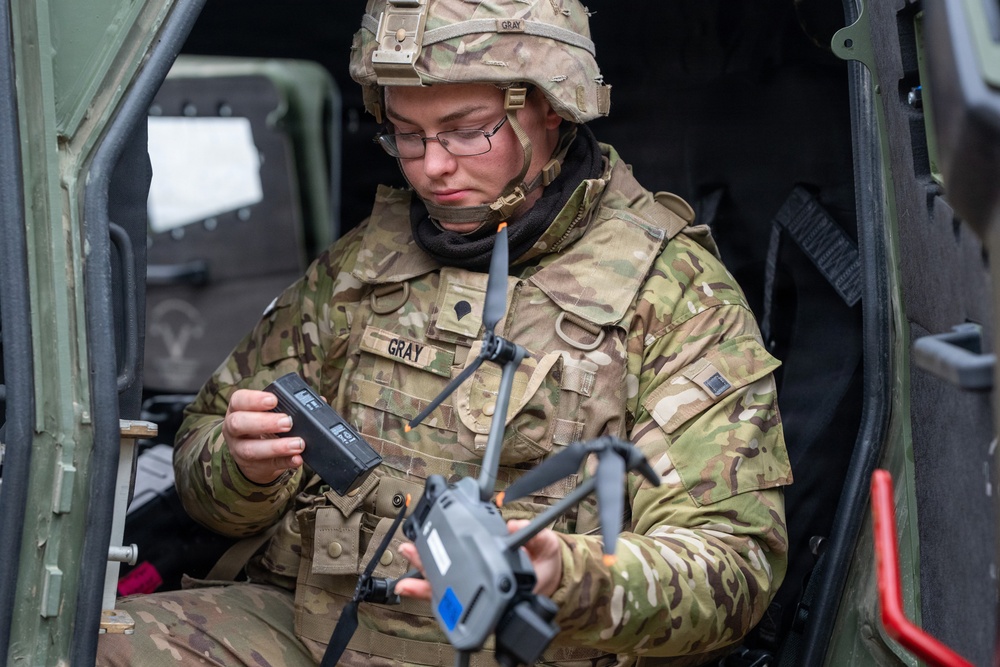 1st Armored Brigade Combat Team employs drones during Forward Land Forces expansion in Poland