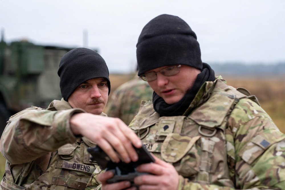 1st Armored Brigade Combat Team employs drones during Forward Land Forces expansion in Poland