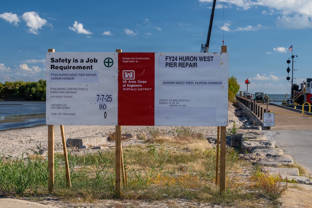 Huron Harbor West Pier Repair