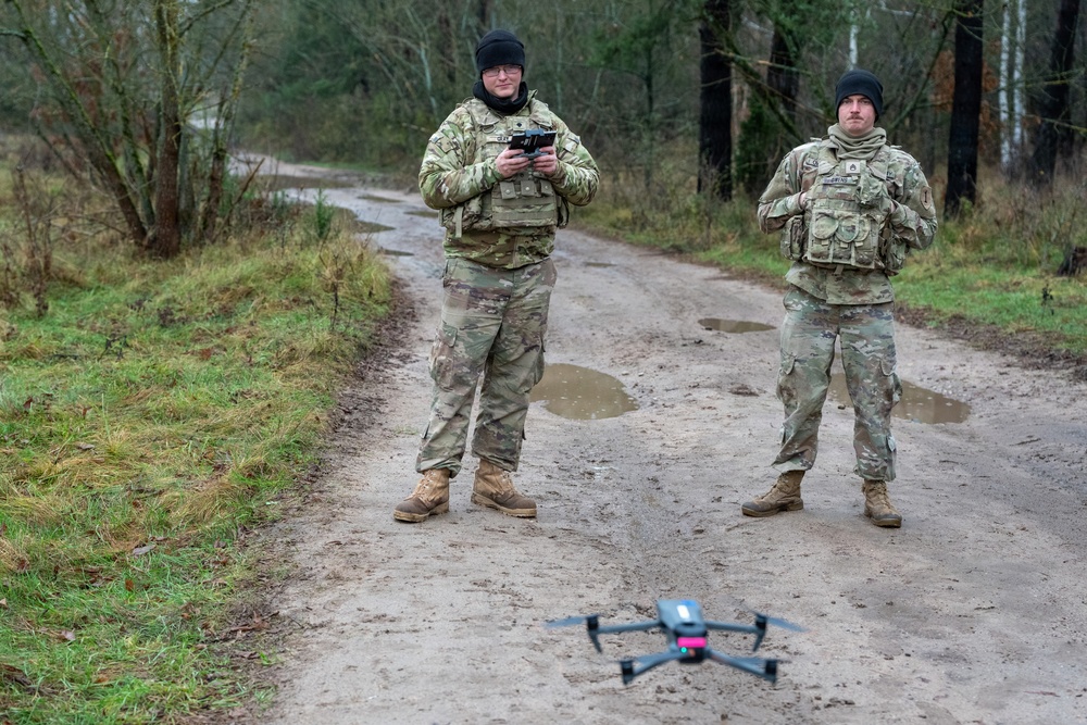 1st Armored Brigade Combat Team employs drones during Forward Land Forces expansion in Poland