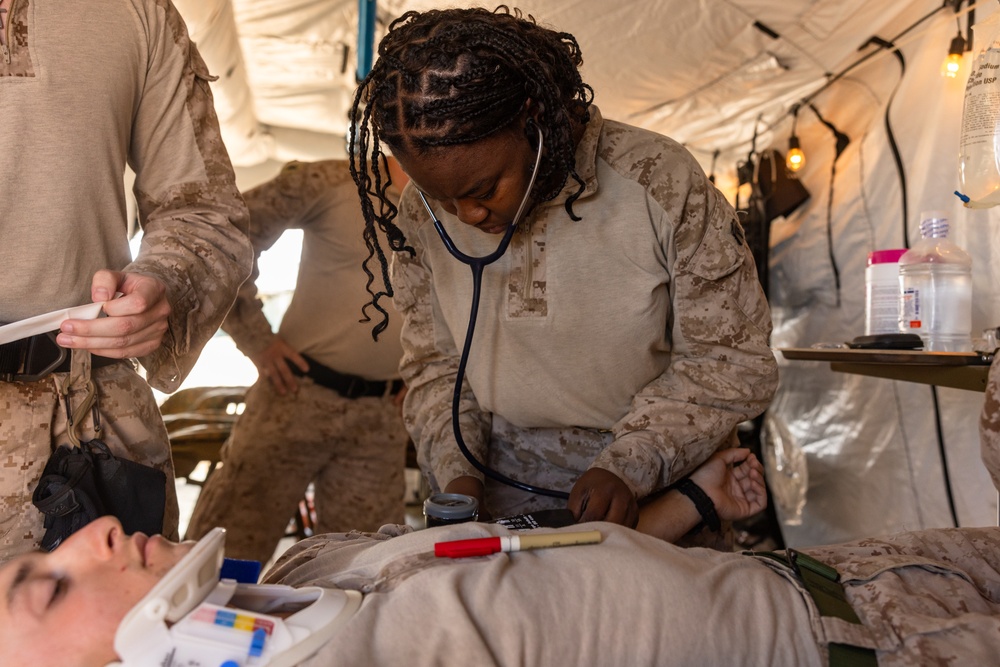 JTF-SB Sailors Conduct Casualty Exchange Training with MCAS Yuma EMS